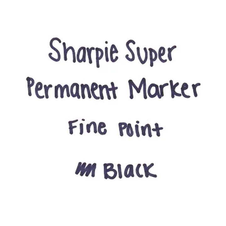 Sharpie Super Permanent Markers, Select Color Fine, 12 Ct.
