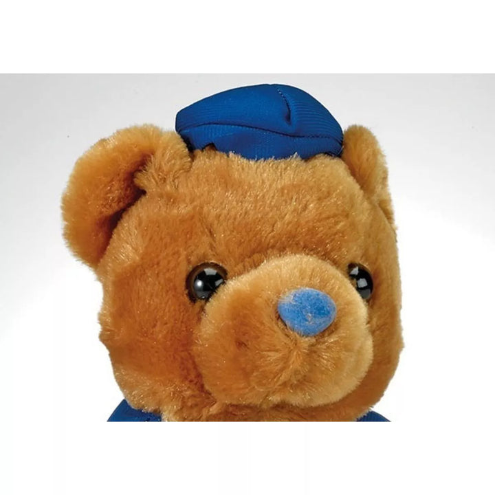 Rite Lite 6" Hanukkah "Happy Chanukah" Teddy Bear with T-Shirt - Brown/Blue