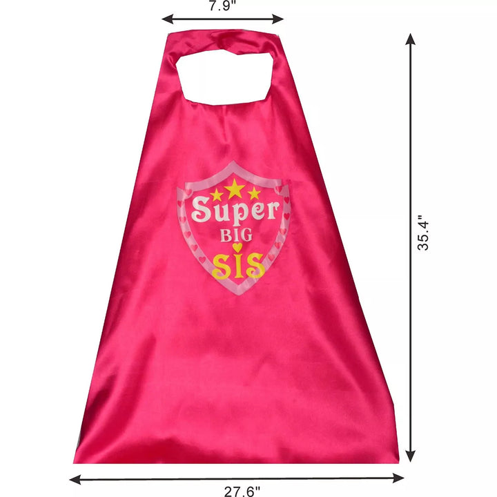 MEANT2TOBE Big Sister Superhero Cape - Pink