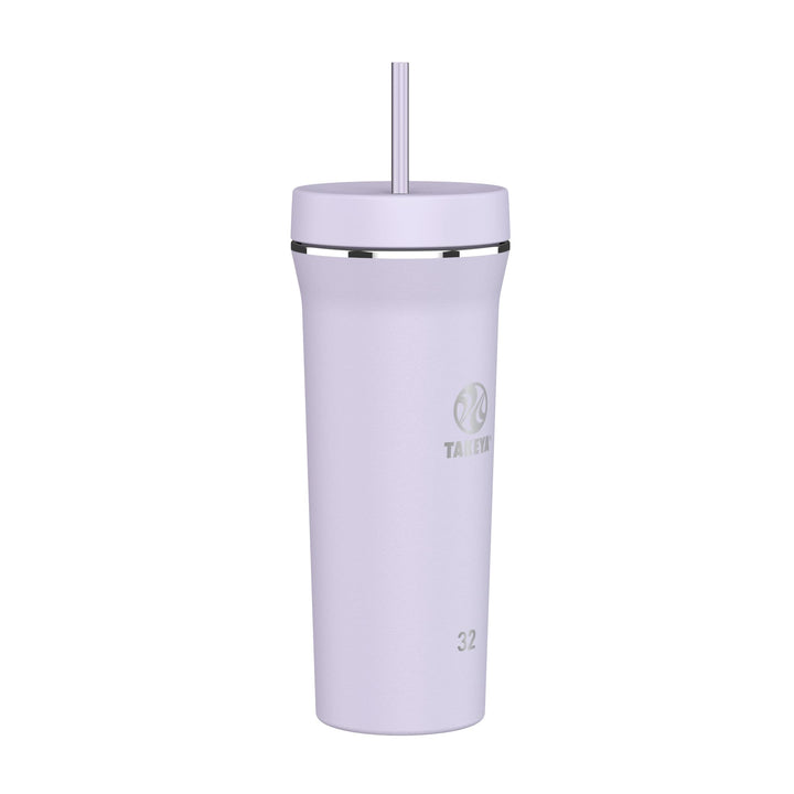 Takeya 32 oz Stainless Steel Insulated Tumbler with Straw Lid, Premium Quality, Sweatproof,Pink Mimosa Pink Mimosa