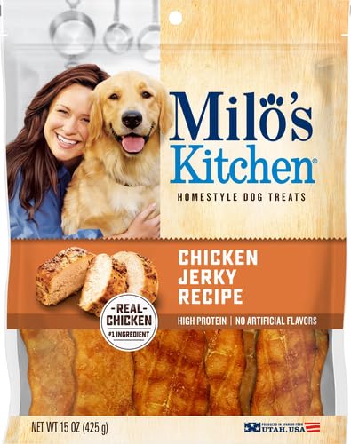 Milo's Kitchen Dog Treats, Chicken Jerky, 15 Ounce 15 Ounce (Pack of 1)