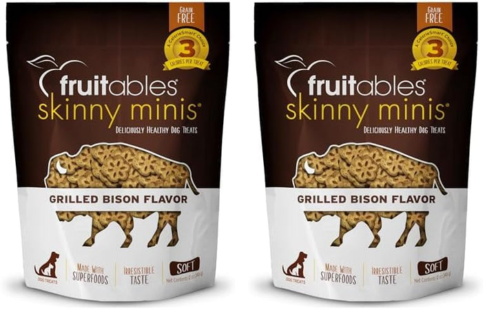 Fruitables Skinny Mini Dog Treats – Healthy Treats for Dogs – Low Calorie Training Treats – Free of Wheat, Corn and Soy – Rotisserie Chicken – 5 Ounces 5 Ounce (Pack of 1)