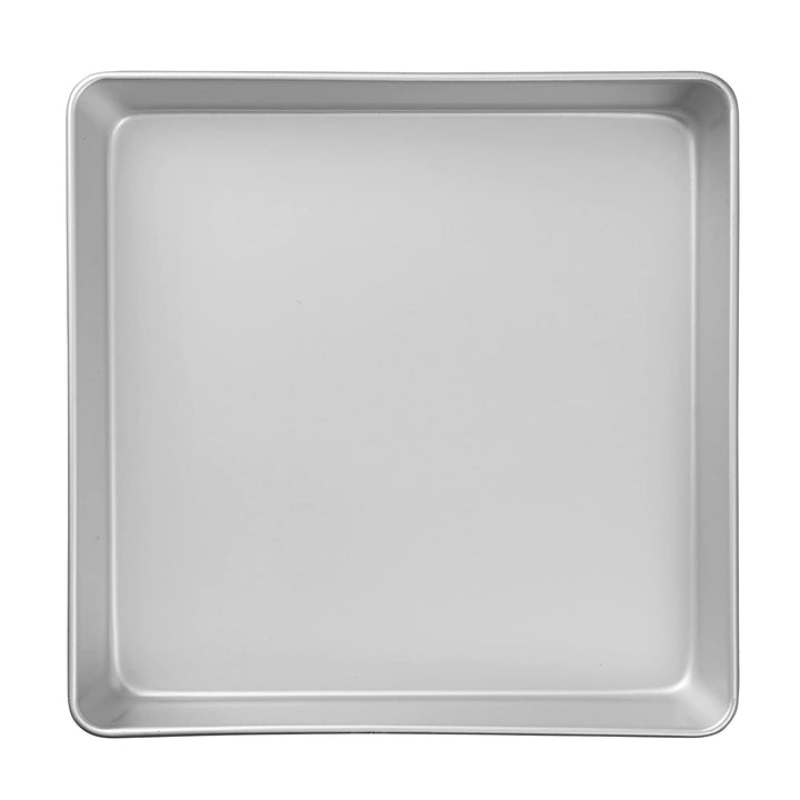 Wilton Performance Pans Aluminum Square Brownie and Cake Pan, 12 x 12 inches, Silver