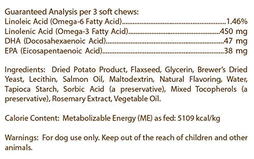 Healthy Breeds Bull Terrier Salmon Oil Soft Chews 120 Count