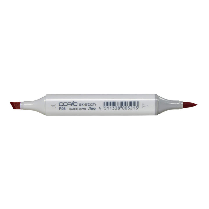 Copic Markers R08-Sketch, Vermillion R08 Vermillion 1 Count (Pack of 1)