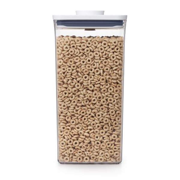 OXO Good Grips POP Container - Airtight Food Storage - Big Square Tall 6.0 Qt Ideal for bulk snacks and cereal 6.0 Qt - Square - Bulk Food