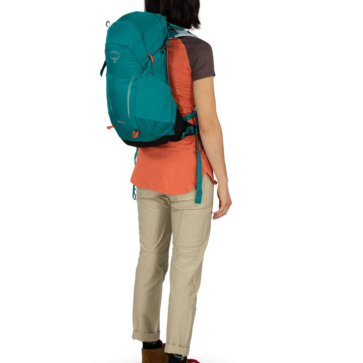 Osprey Hikelite 18L Unisex Hiking Backpack, Escapade Green