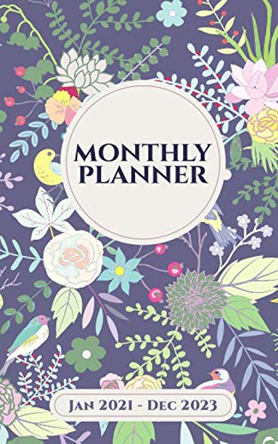 3 Year Monthly Planner and Agenda | January 2021 to December 2023: Small Appointment Calendar for Teachers and Businesswomen - 2021, 2022, and 2023 | ... Schedule Tracker, 5 x 8 in; 12.7 x 20.32 cm