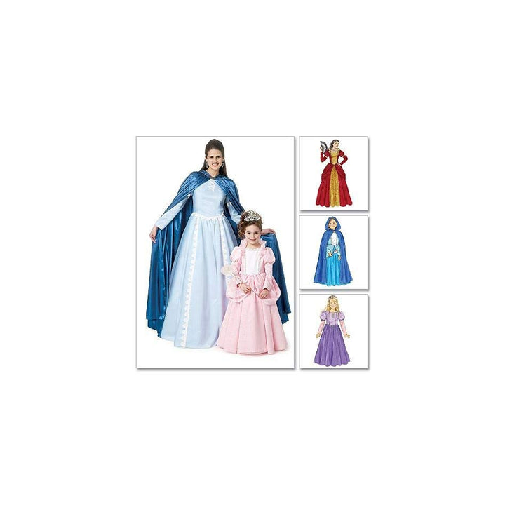 McCall's M6420 Women's Fairy Tale Princess Dress Halloween Costume Sewing Pattern, Sizes S-L