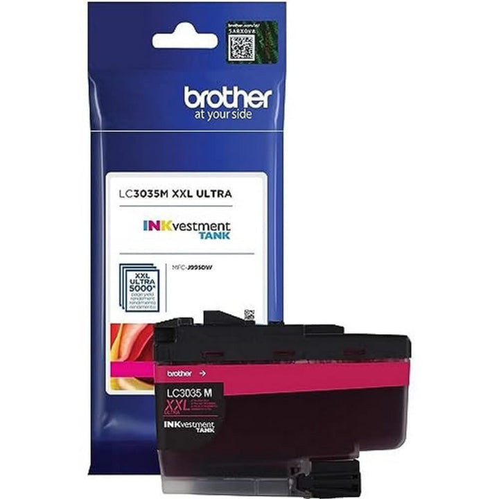 Brother Genuine LC3035M, Single Pack Ultra High-Yield Magenta INKvestment Tank Ink Cartridge, Page Yield Up to 5,000 Pages, LC3035, Dash Replenishment Cartridge