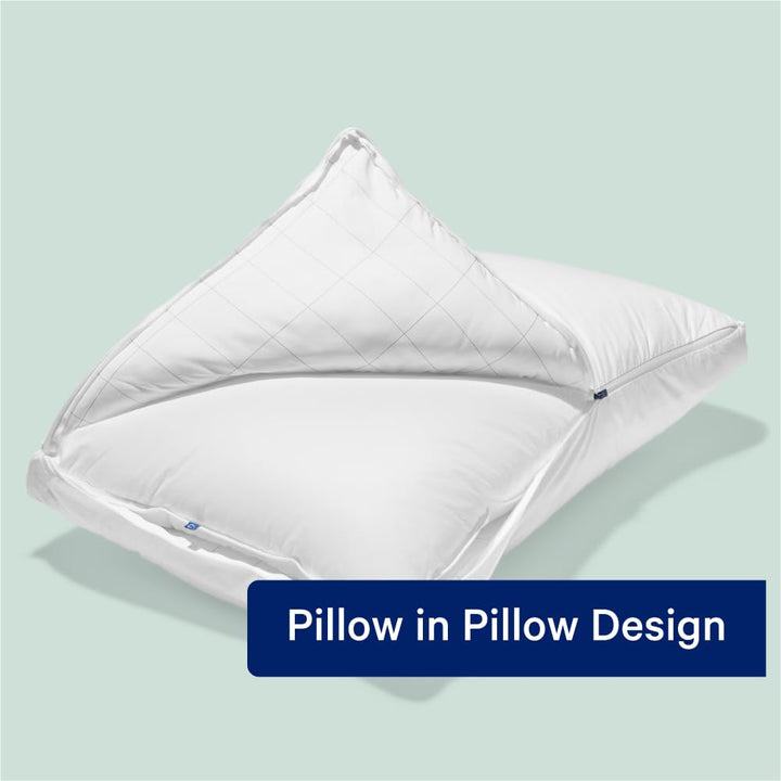 Casper Original Pillow for Sleeping, King, White, Two Pack