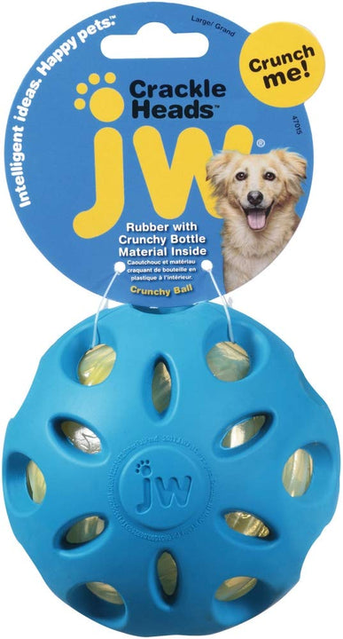 JW Pet Crackle Heads Crackle Ball, Small