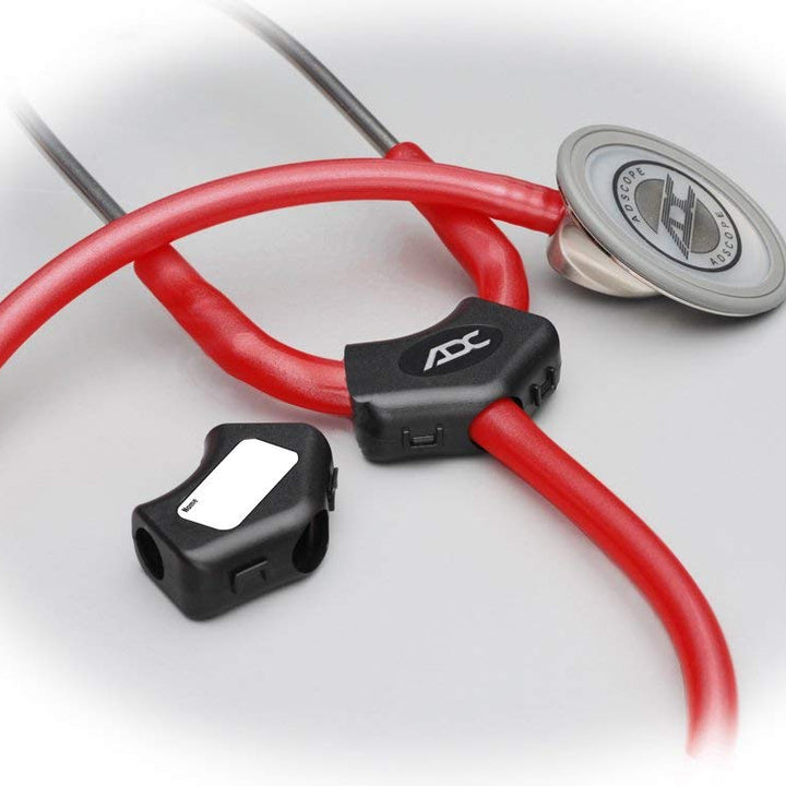 ADC - 619SM Adscope Lite 619 Ultra Lightweight Clinician Stethoscope with Tunable AFD Technology, Smoke Finish with Metallic Gray Tubing Adscope Lite 619 - New Version Professional Healthcare