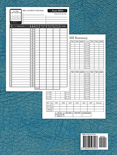 12 Year Bill Payment Tracker 2021-2032: July 2021 - December 2032 | Simple monthly bill organizer planner for 12 years | Mini calendar with holiday ... Monthly Bill Planner July 2021-December 2032)