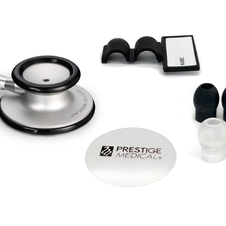 Prestige Medical Clinical Lite™ Stethoscope, Rainbow & Stealth/Black Rainbow & Stealth / Black Adult