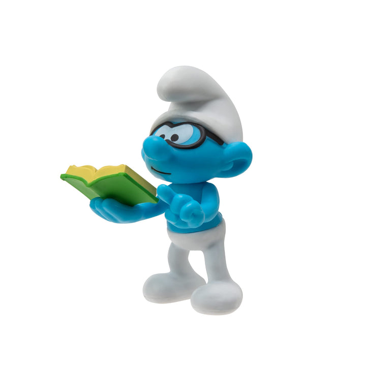 The Smurfs 40TH Anniversary Classic Figure 10 Pack - Features 2-Inch Smurfette, Grouchy, Greedy, Papa Smurf, Brainy, Hefty, Vanity, Harmony, Jokey, Chef - Authentic Details