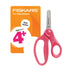 Fiskars 5" Blunt-Tip Scissors for Kids Ages 4-7, Scissors for School or Crafting, Back to School Supplies, Pink Premium Pink Right-Handed