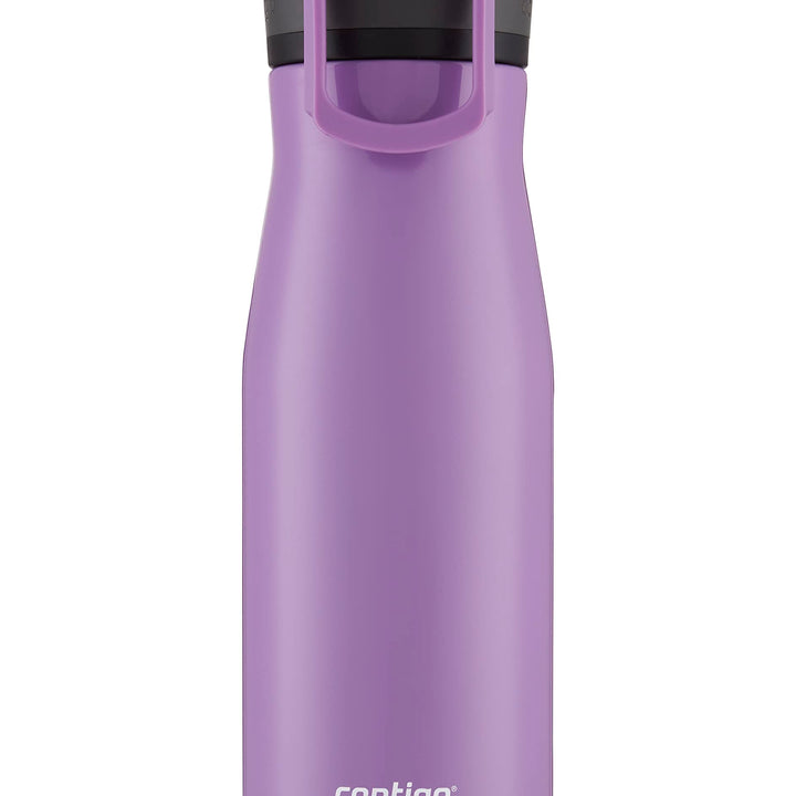 Contigo Jackson Chill 2.0 Vacuum-Insulated Stainless Steel Water Bottle, Secure Lid Technology for Leak-Proof Travel, Keeps Drinks Cold for 12 Hours, 32oz Orchid