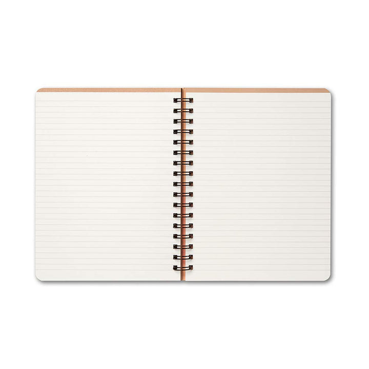 Compendium Spiral Notebook - You are here. Now, everything is possible. — A Designer Spiral Notebook with 192 Lined Pages, College Ruled, 7.5”W x 9.25”H …Everything is Possible.