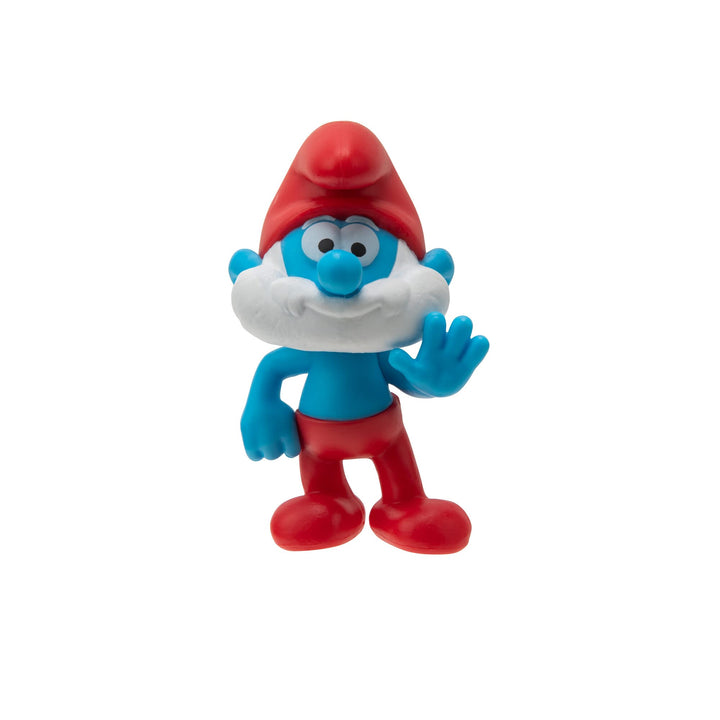 The Smurfs 40TH Anniversary Classic Figure 10 Pack - Features 2-Inch Smurfette, Grouchy, Greedy, Papa Smurf, Brainy, Hefty, Vanity, Harmony, Jokey, Chef - Authentic Details