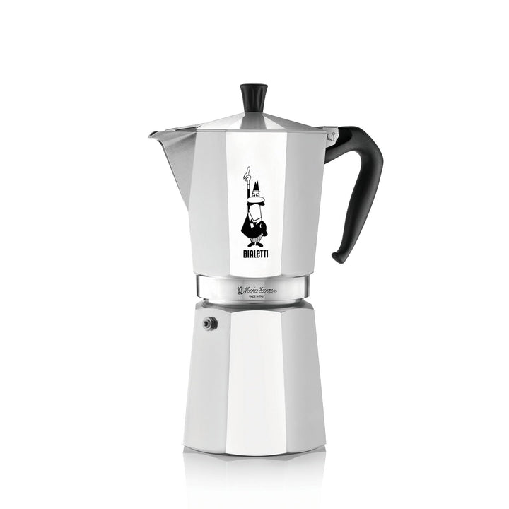 Bialetti - Moka Express: Iconic Stovetop Espresso Maker, Makes Real Italian Coffee, Moka Pot 3 Cups (4.3 Oz - 130 Ml), Aluminium, Silver 3-Cup