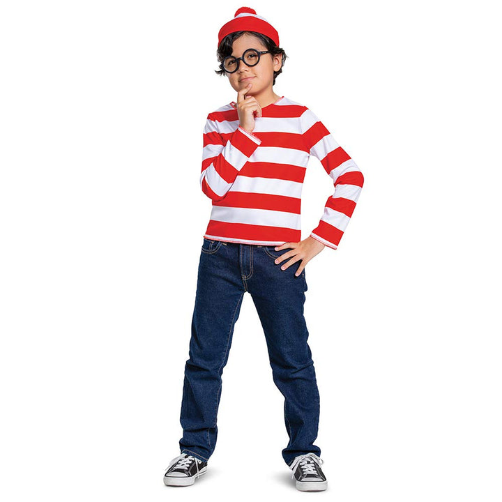 Disguise Kids Classic Where's Waldo Costume Small (4-6)