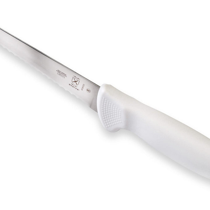 Mercer Culinary Ultimate White 5" Wavy Edge Utility Knife 5" Utility Knife (Wavy Edge)