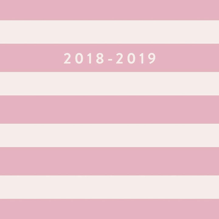 2018-2019: Daily Monthly & Weekly Academic Student Planner | 2018-2019, Blush Pink Stripes, August 2018 - July 2019, 6" x 9" (Academic Student Planner ... Women, Teenagers, Girls, Students & Teachers)