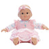 Madame Alexander 14-Inch Baby Cuddles Doll with Bottle, Pink Floral, Medium Skin Tone