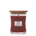 WoodWick Medium Hourglass Candle, Smoked Walnut/Mpl - Premium Soy Blend Wax, Pluswick Innovation Wood Wick, Made in USA