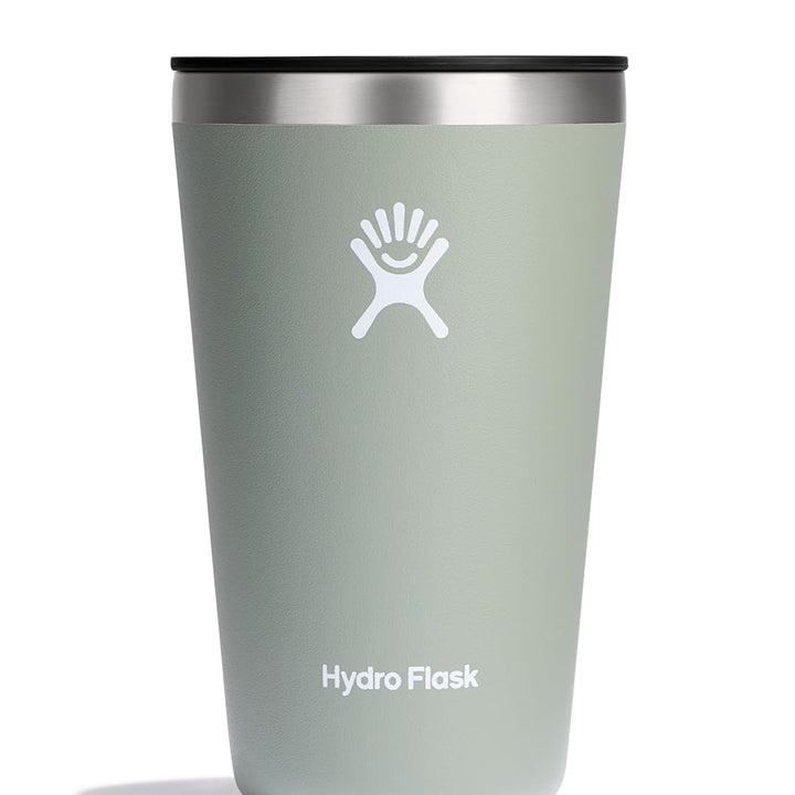 Hydro Flask All Around Stainless Steel Tumbler with Lid and Double-Wall Vacuum Insulation Agave 16 Oz