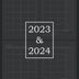 2023-2024 Monthly Planner: Two-Yr Mthly Planner Organizer with Black & White Cover Jan 2023 - Dec 2024, 24 Months Calendar Schedule with Holidays