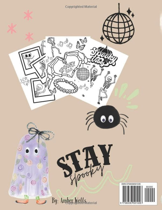 A Coloring Book for Spooky Babes: Happy Halloween