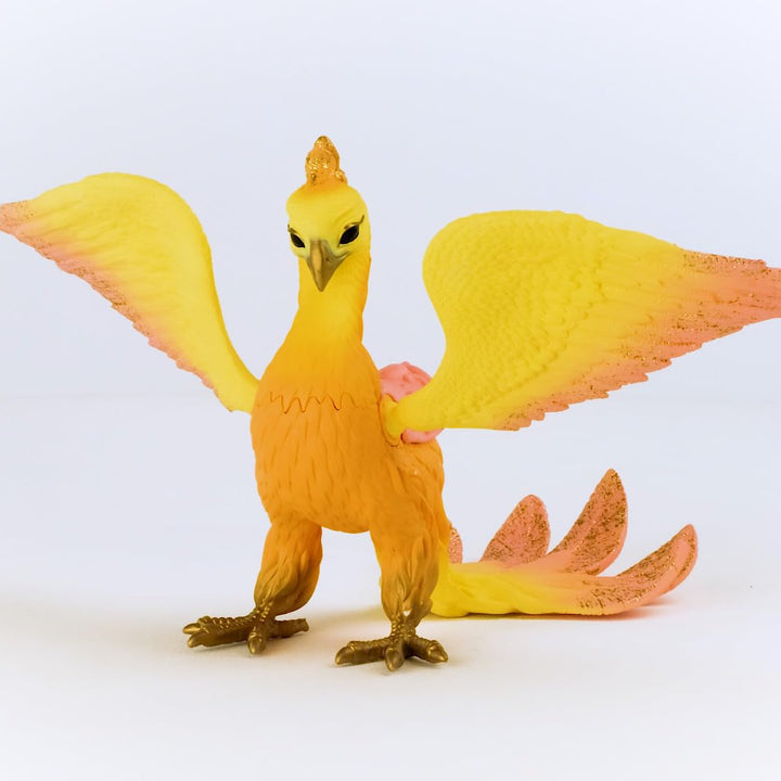 Schleich Bayala Phoenix Mythical Fantasy Action Figure - Kids Imagination Realistic Dragon Creature with Movable Wings for Girls and Boys with Eye and Head Art Details, Gift for Kids Age 4+