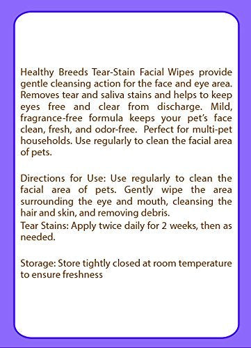 Healthy Breeds Aussiedoodle Tear Stain Wipes 70 Count