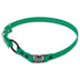 Educator Quick Snap Bungee Dog Collar, Biothane, Waterproof, Odorproof, Easy Connect and Disconnect Clasp and D Ring with Comfort Bungee Loop, Adjustable for Custom Fit, 3/4-Inch, Green