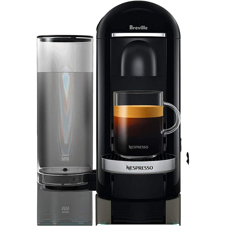 Nespresso Vertuo Plus Deluxe Coffee and Espresso Maker by Breville, Black Machine