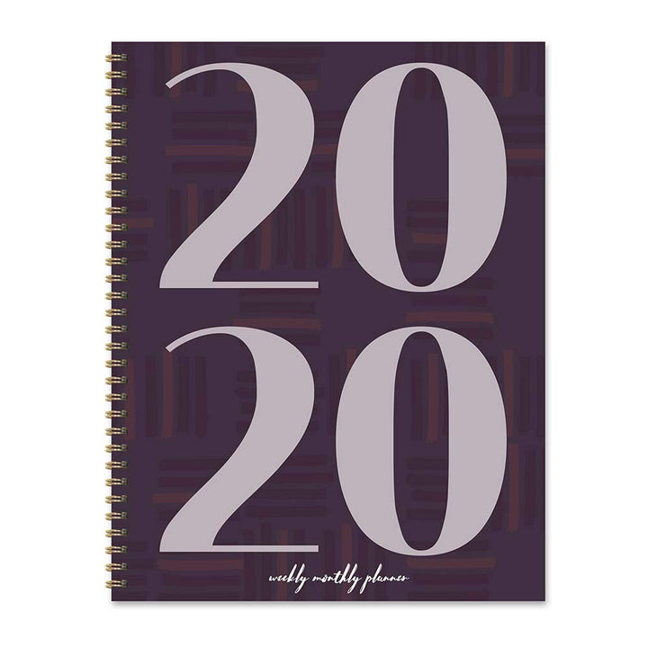 2020 Plum Year Large Weekly Monthly Planner