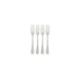 Oneida Satin Sand Dune Everyday Dinner Forks, Set of 4, 18/0 Stainless Steel, Silverware Set, Dishwasher Safe