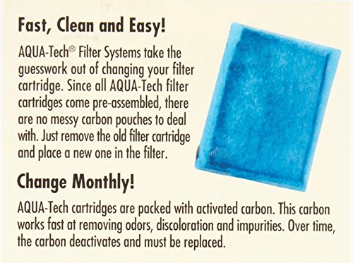 Aqua-Tech EZ-Change Aquarium Filter Cartridge EZ #3 - 6 Count (Pack of 1)