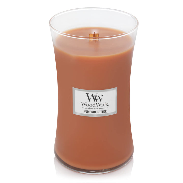 WoodWick Hourglass Candles - Pumpkin Butter and Autumn Harvest Trilogy