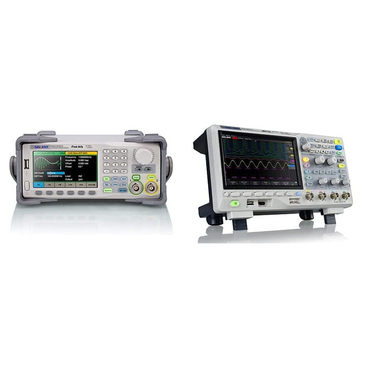 Siglent Technologies Function Generators and Oscilloscopes Bundle Generators + Digital Oscilloscope SDS1104X-E