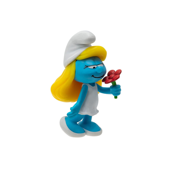 The Smurfs 40TH Anniversary Classic Figure 10 Pack - Features 2-Inch Smurfette, Grouchy, Greedy, Papa Smurf, Brainy, Hefty, Vanity, Harmony, Jokey, Chef - Authentic Details