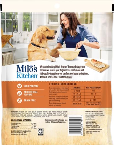 Milo's Kitchen Dog Treats, Chicken Jerky, 15 Ounce 15 Ounce (Pack of 1)