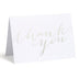 Gartner Studios Silver Foil Thank You Card, 3.5 x 5 inches, Includes Envelopes 50 Count (14269) 50.0