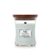 WoodWick Medium Hourglass Candle, Sagewood/Seagrass - Premium Soy Blend Wax, Pluswick Innovation Wood Wick, Made in USA