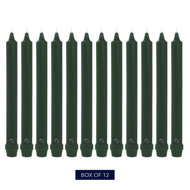 Colonial Candle Unscented Taper Candle, Handipt Collection, Limoncello, 12 in, Pack of 12 - Up to 10 Hours Burn