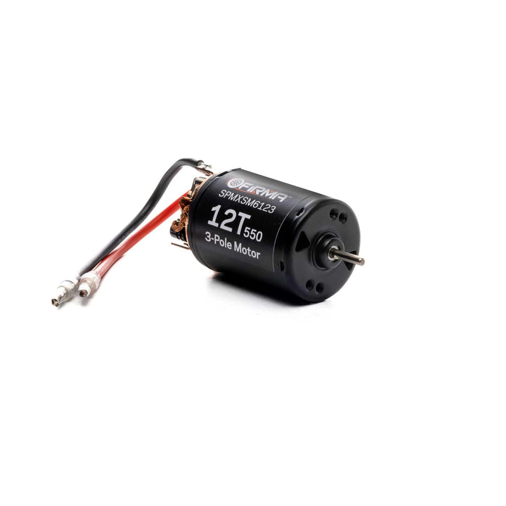 Spektrum SMART Firma 12T Rebuildable 550 3 Pole Brushed Motor, SPMXSM6123