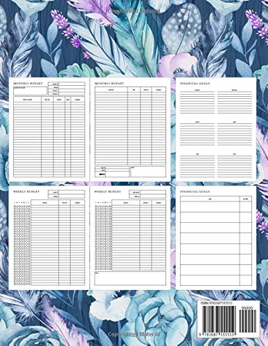 Monthly Budget Planner: Monthly & Weekly Finance Expense Tracker, Book Keeping Notebook & Basic Bill Organizer (Large Size 8.5x11)