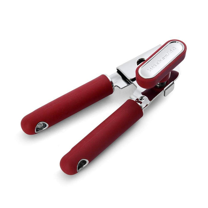 KitchenAid All Over Silicone Can Opener, 7.55-Inch, Empire Red Soft Red